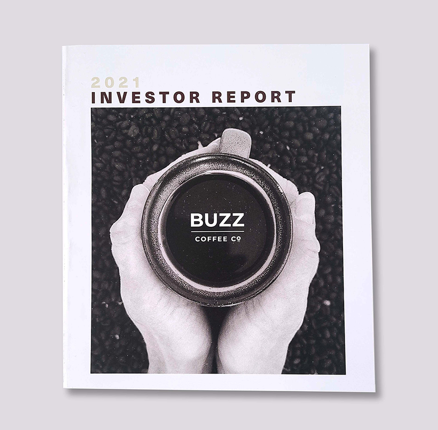 Buzz Coffee Investor's Report Cover